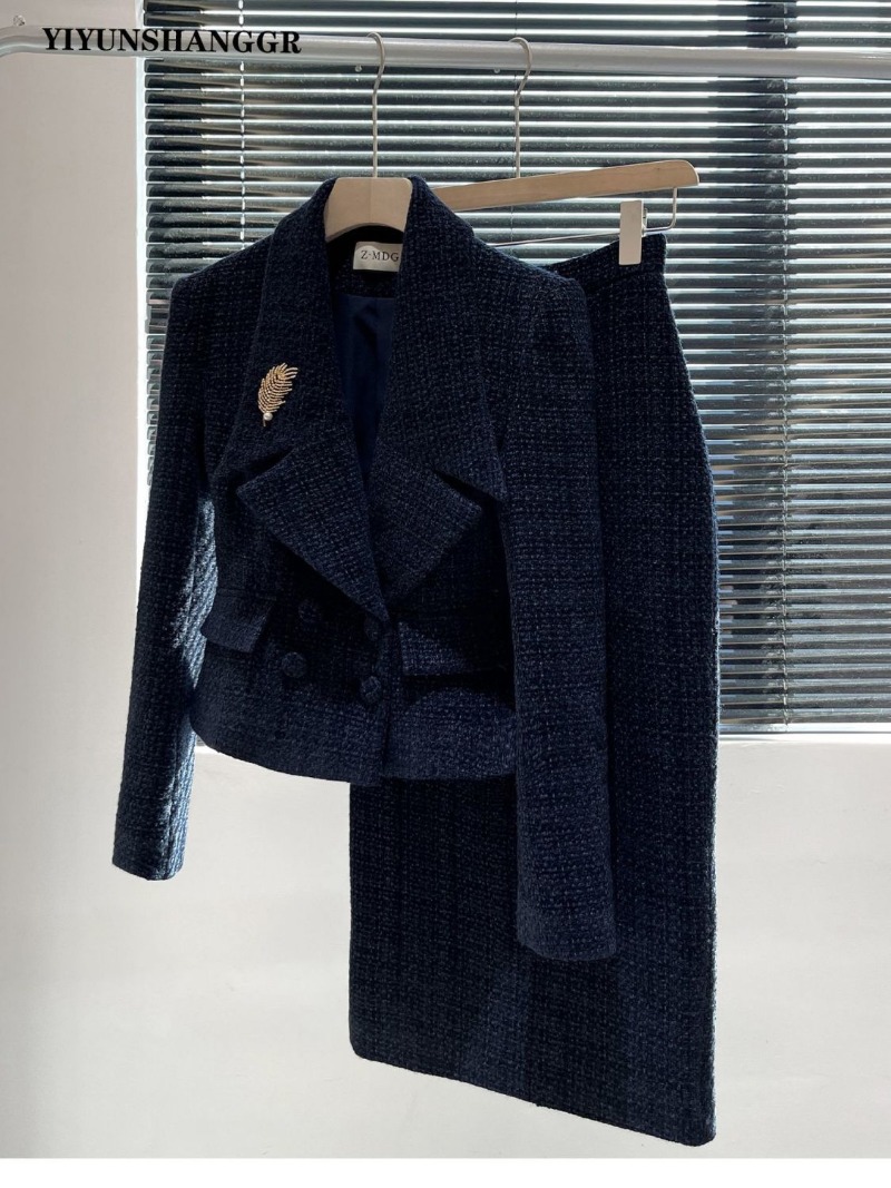 Winter Wear Clothes - New Autumn Winter Tweed Women's Suit