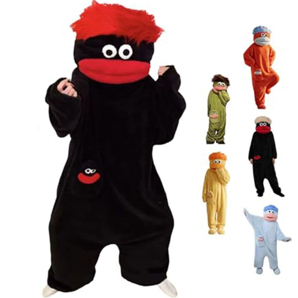 Fleece Hoodie Lined - Funny Soft Coral Fleece Big Mouth