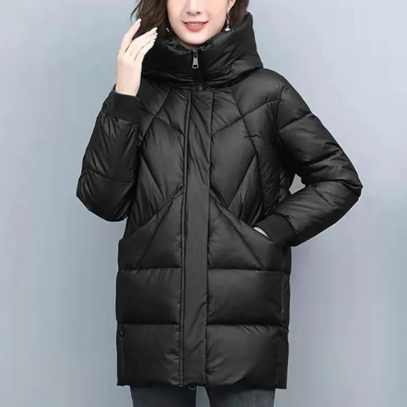 Winter Clothing Trends 2026 - Down Cotton-Padded Jacket Women's Overcoat Winter