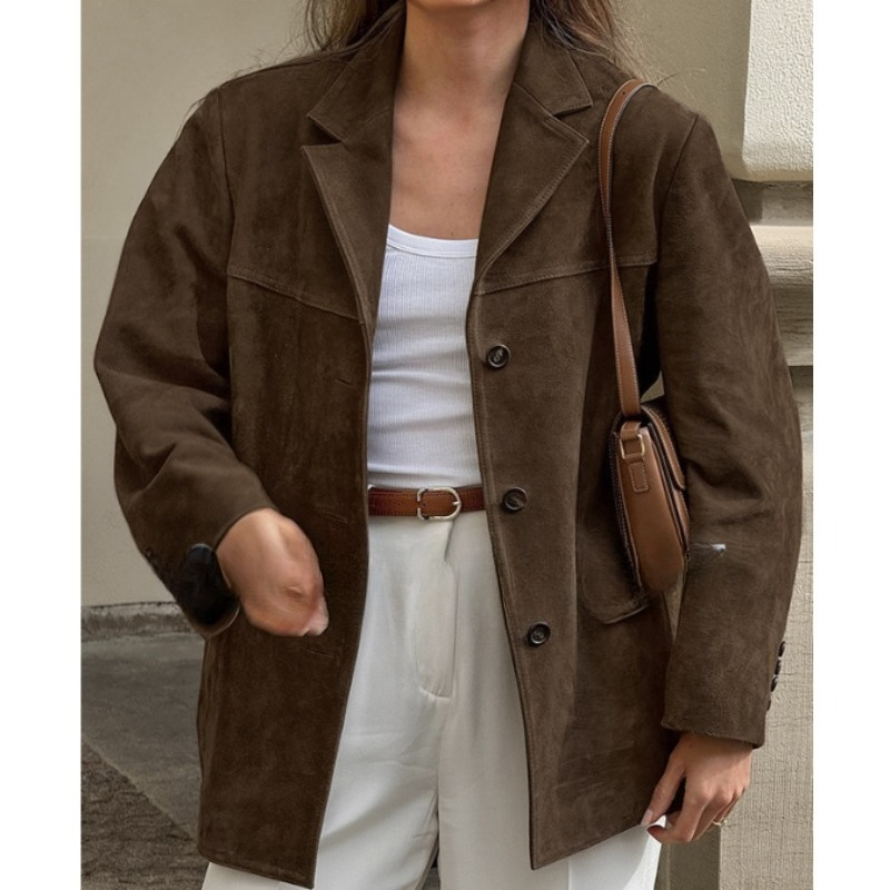 Winter Clothing Amazon - Best-selling Solid-color Western-style Suede Jacket for
