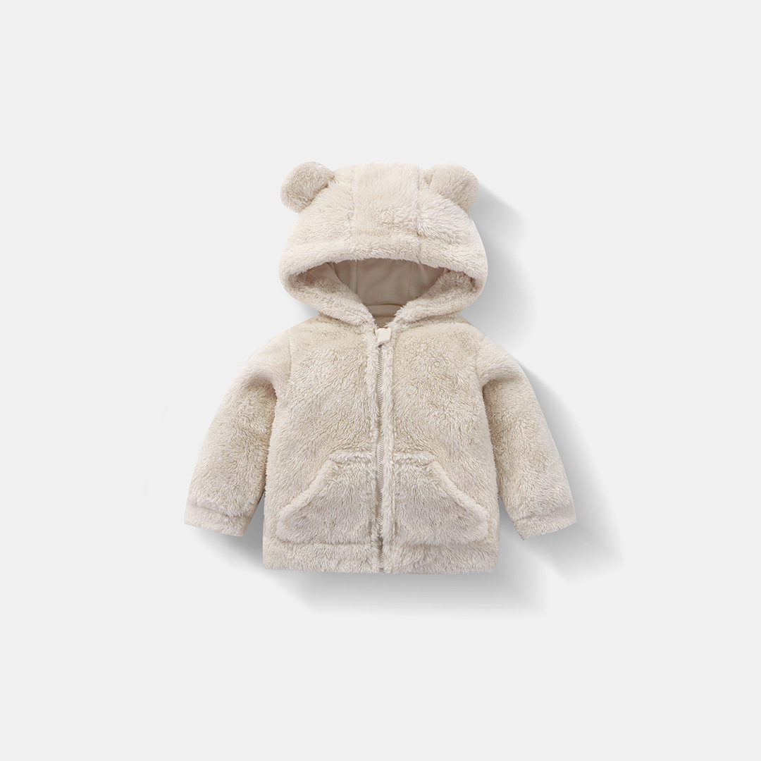 Fleece Hoodie Lined - Plush Zip-Up Hoodie Jacket Winter Warm