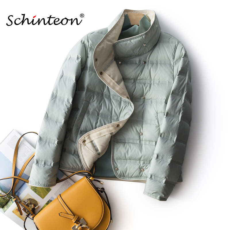 Winter Clothing Trends 2026 - Schinteon Nữ Lông Vũ Đơn Giản