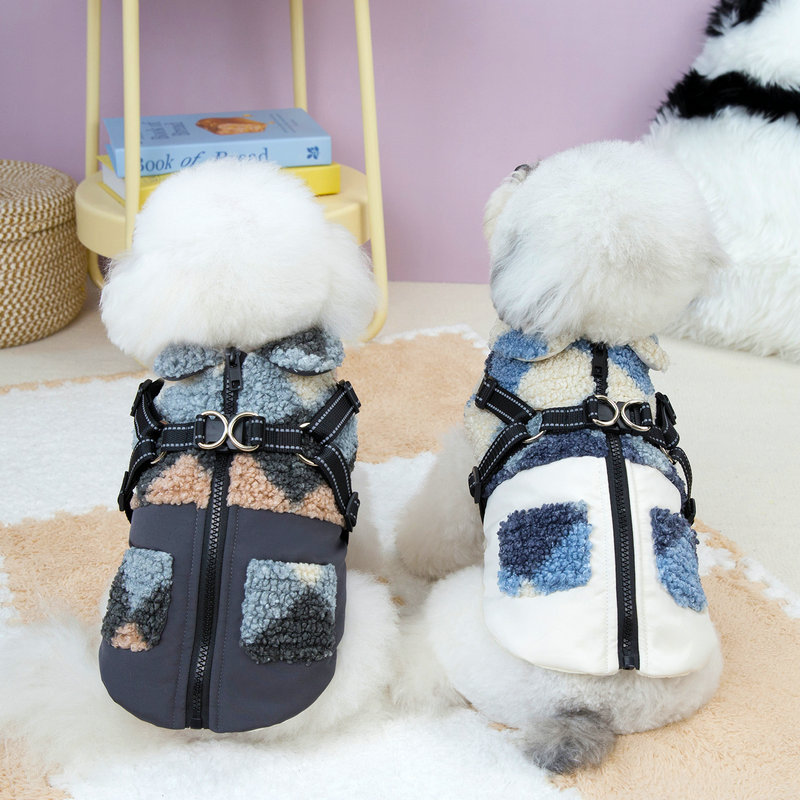 Winter Clothing Amazon - Pet clothes, chest straps, cross-border e-commerce,