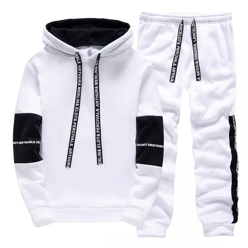 Black White Men's Tracksuit Fa - đánh giá và giá Winter Clothing For