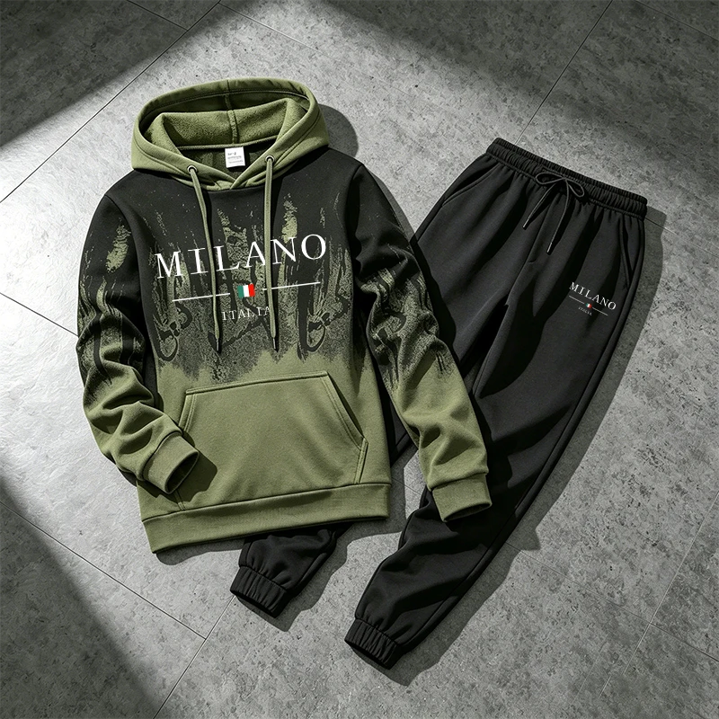 Splashed ink Men's Hoodie Trac - đánh giá và giá Winter Clothing For