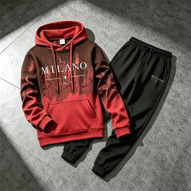 Splashed ink Men's Hoodie Trac - đánh giá và giá Winter Clothing For