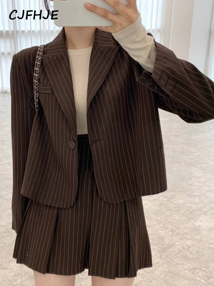CJFHJE Fashion Stripe Blazer W - đánh giá và giá Winter Wear Clothes