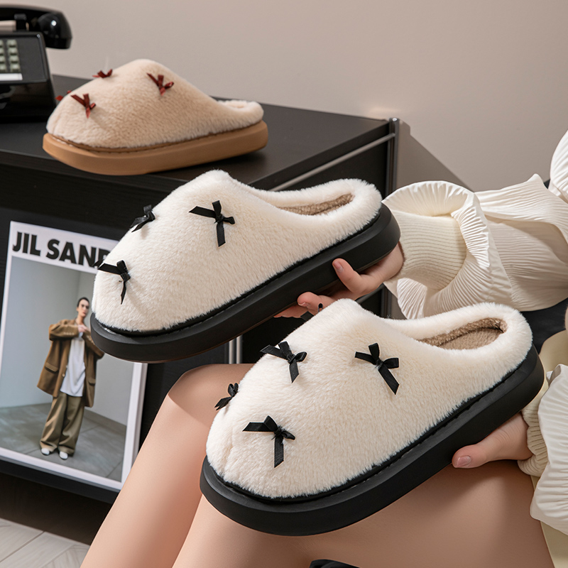 Fashion Women's Bow Slippers W - đánh giá và giá Winter Clothing Material