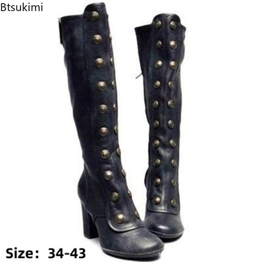 Retro Black Fashion Rivet Deco - đánh giá và giá Winter Clothing Material