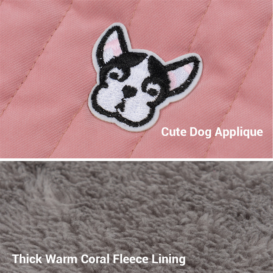 Mùa Đông Quần Áo Cho Chó Dày L - đánh giá và giá Fleece Hoodie Lined