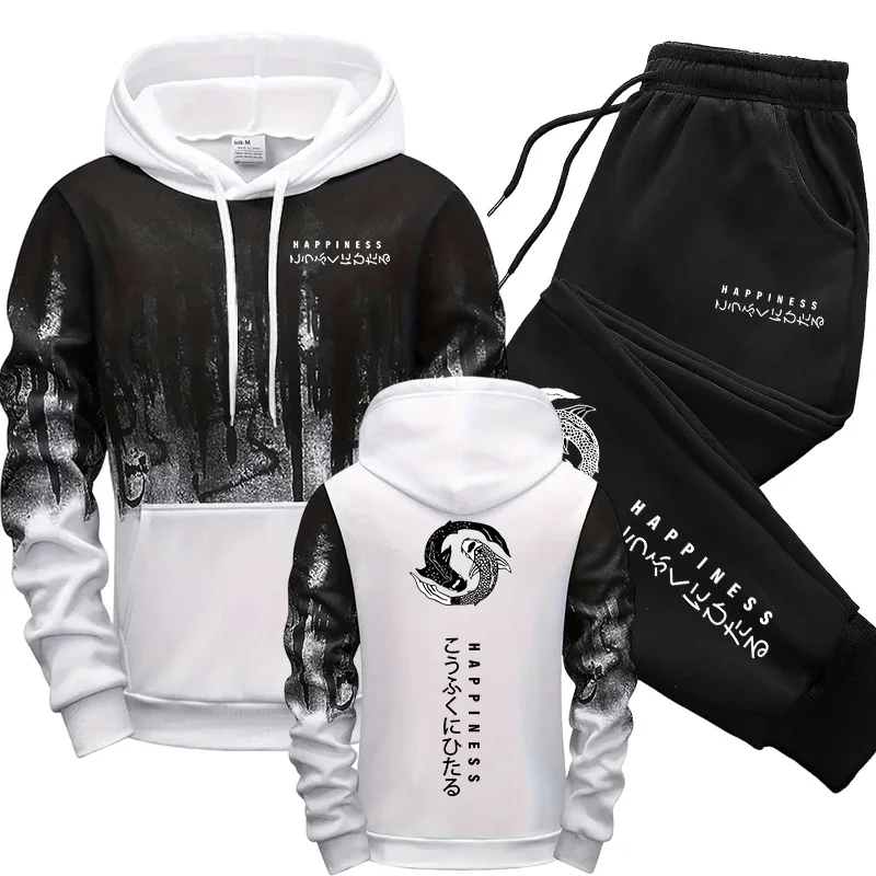 Japanese Fashion Men's Tracksu - đánh giá và giá Winter Clothing For