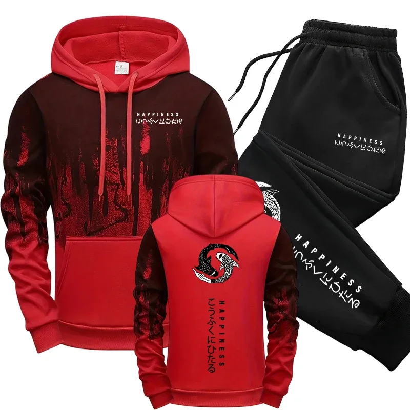 Japanese Fashion Men's Tracksu - đánh giá và giá Winter Clothing For