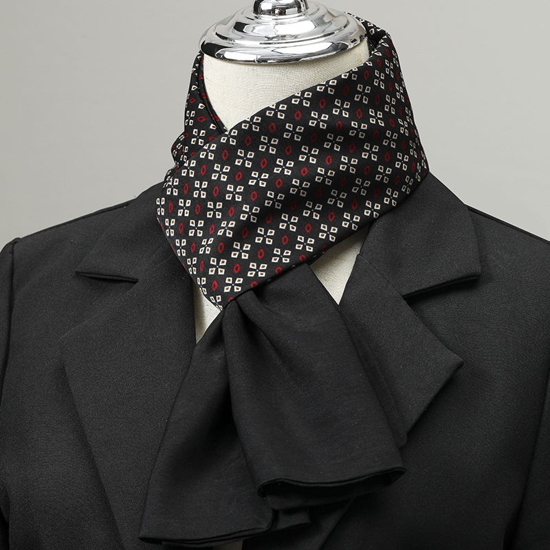 Men's Scarf Imitation Silk Nec - đánh giá và giá Winter Wear Clothes