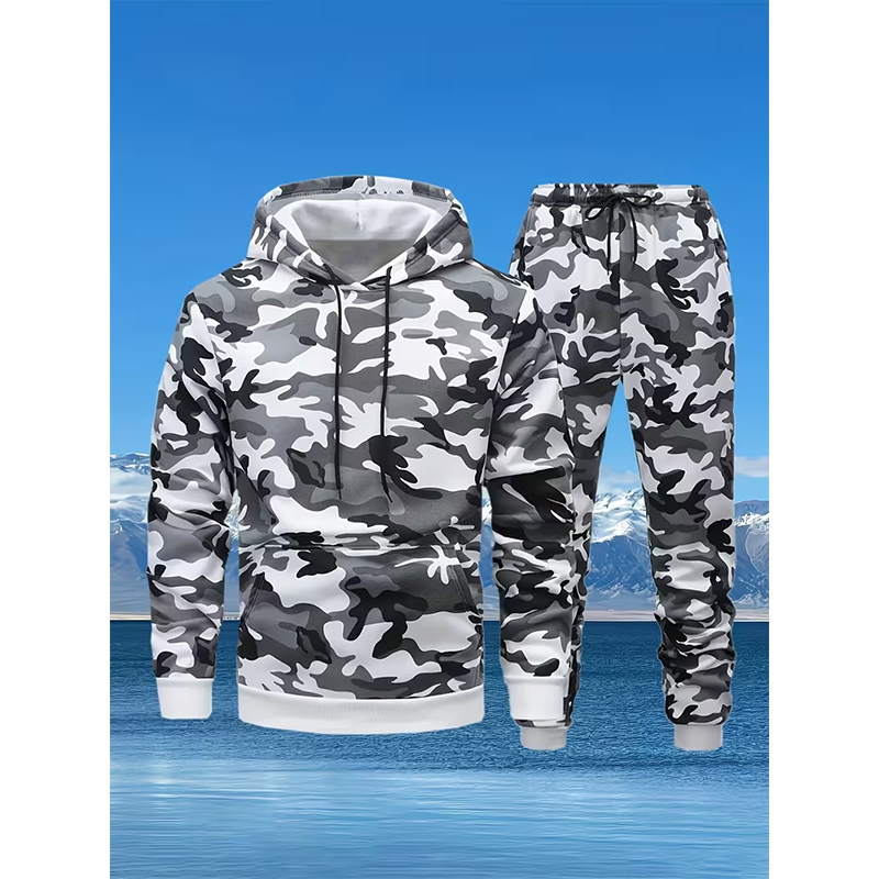 Autumn Camouflage 3D Print Hoo - đánh giá và giá Winter Clothing For