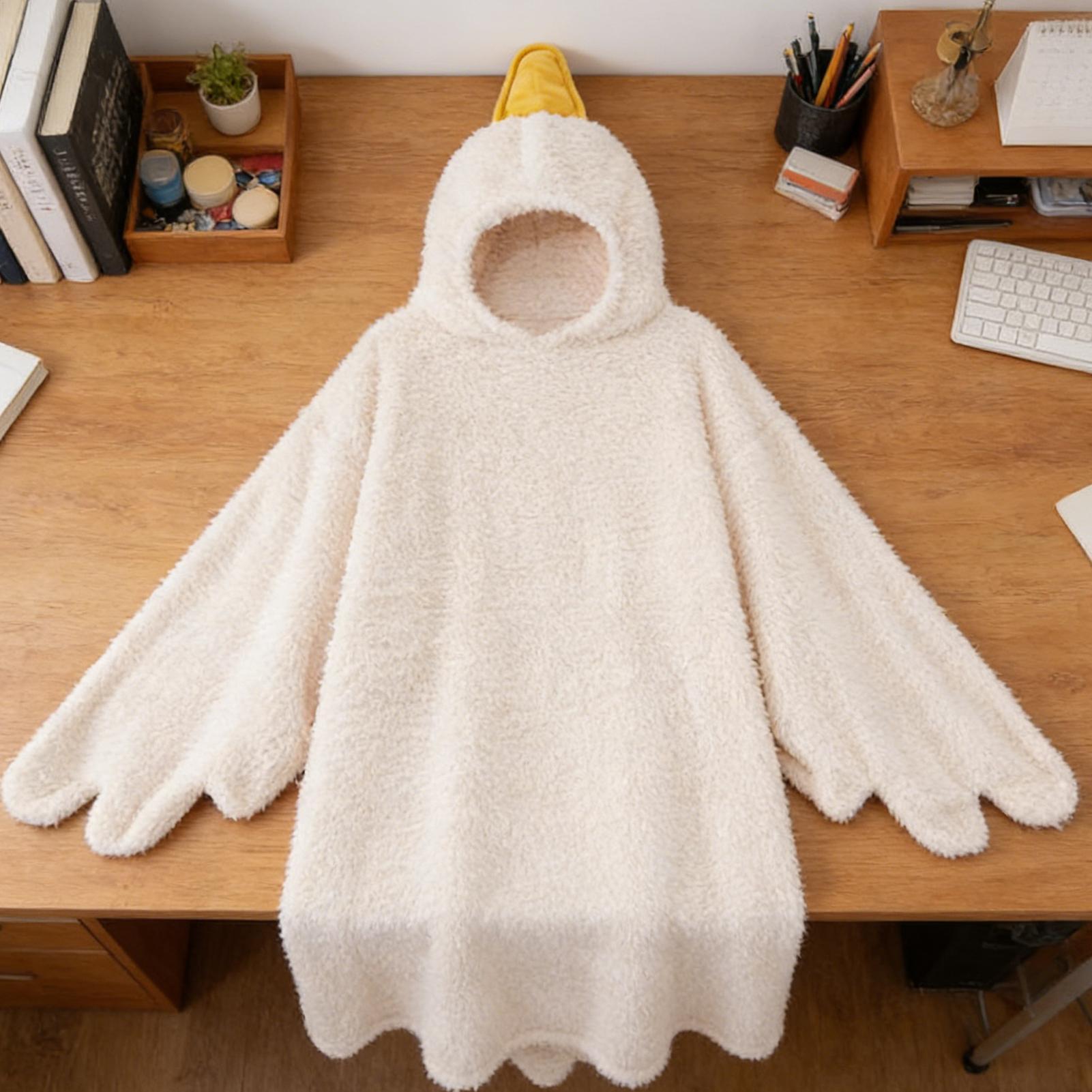 Wearable blanket Goose Robe Co - đánh giá và giá Fleece Hoodie Lined