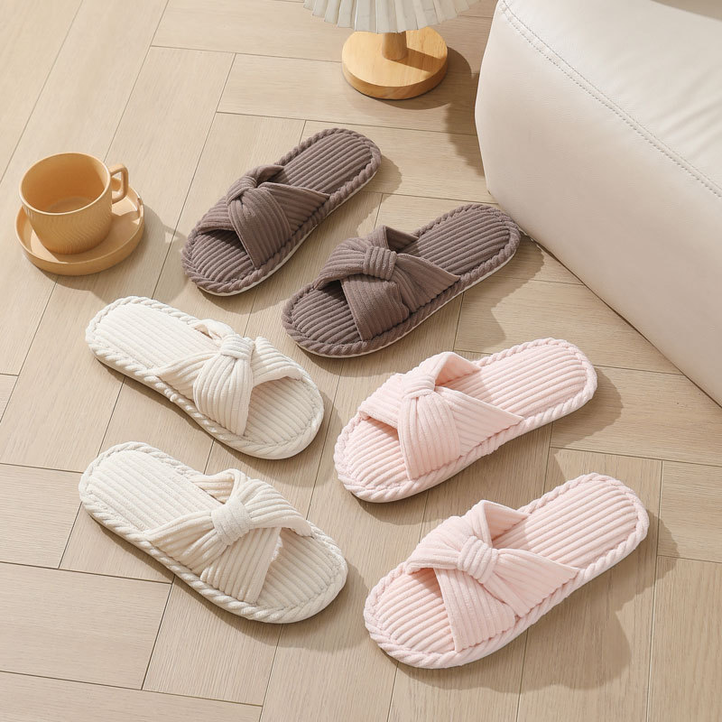 Corduroy Cross Strap Home Slip - đánh giá và giá Winter Clothing Material