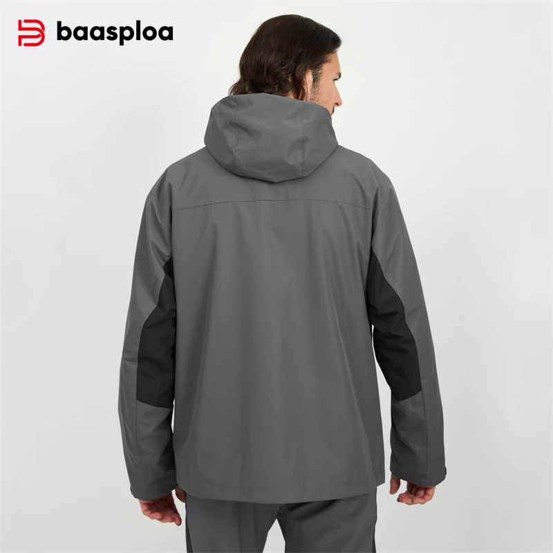 Baasploa New Men Jacket Outdoo - đánh giá và giá Fleece Hoodie Lined