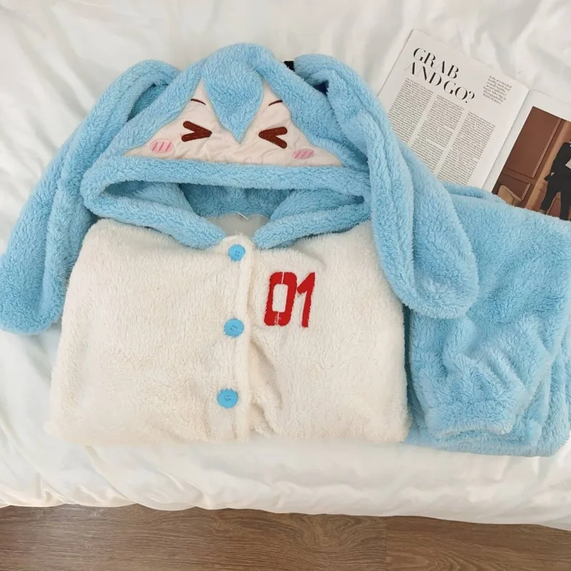 Hatsune Miku cartoon animation - đánh giá và giá Fleece Hoodie Lined